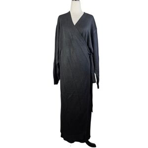 Pretty Lavish Knit tie front midlength cardigan/ dress